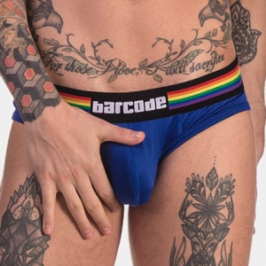 Barcode Berlin Slip RAINBOW Bleu