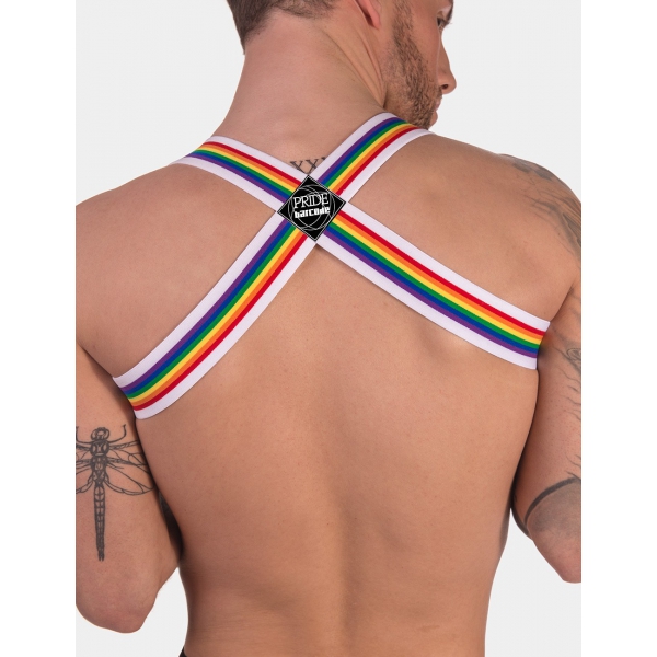 Barcode Pride Elastisch Harnas Wit