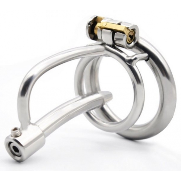 Chastity cage with 5cm Urètre rod - 8mm diameter