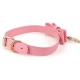 Roze strik ketting