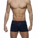 Navy Blue Waistband Mesh Short