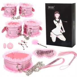 Box Bdsm lace Light 8 Pieces Pink