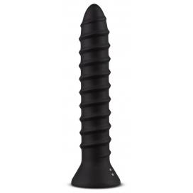 EasyToys Anal Collection Plug Vibrant Silicone SCREWED Large 18 x 3.5 cm