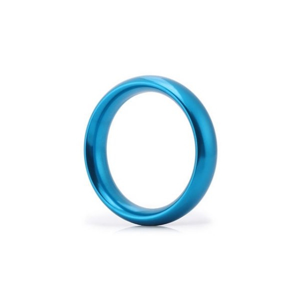 Aluminum Round Cock Ring Bleu