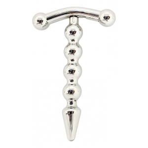 Stainless Steel Tapón para el pene con varilla de sonido 5cm - Diámetro 8mm