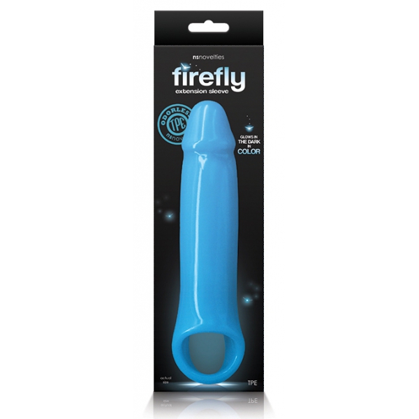 Gaine de pénis Glow Firefly 20cm
