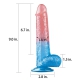 Pinos de Dildo Dazzle 17 x 4 cm