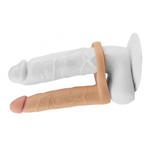 LoveToy Vibrierender Dildo Doppelte Penetration 14 x 3 cm