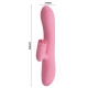 Vibro Rabbit Chris Pretty Love 20 x 3,5 cm Rosa