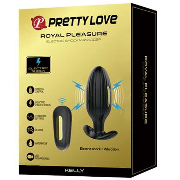 Royal Pleasure Kelly Vibrerende Plug 8 x 3,4 cm