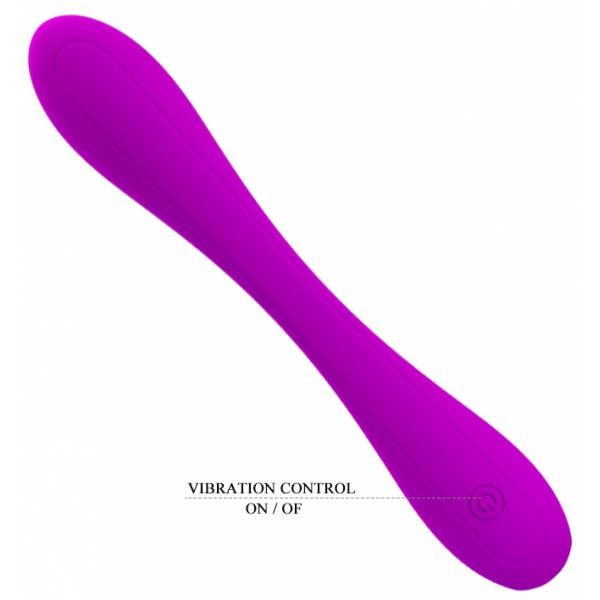 Vibromasseur souple Yedda Pretty Love 17 x 2.7 cm Violet