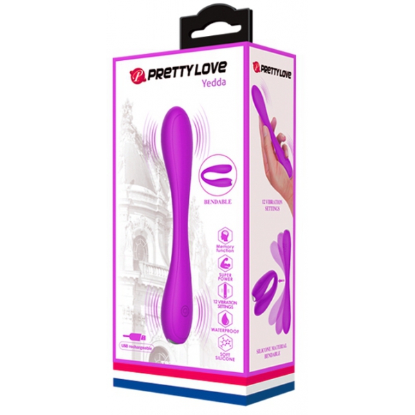 Yedda Pretty Love Soft-Vibrator 17 x 2.7 cm Violett