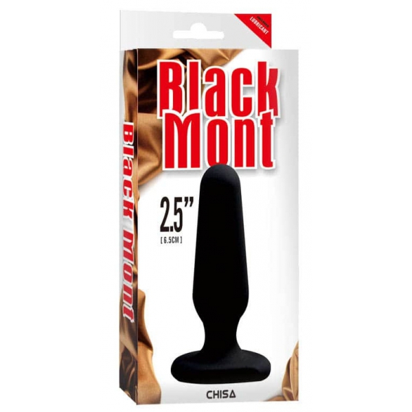 Siliconenstop zwart Mount 6,5 x 2,2 cm