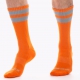 Gymnastik-Socken Orange-Grau