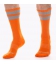 Calcetines de gimnasia naranja-gris