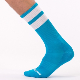 Socken Gym Socks Himmelblau-Weiß