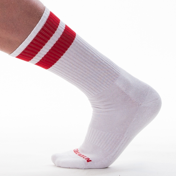 Gymnastiksocken Weiß-Rot