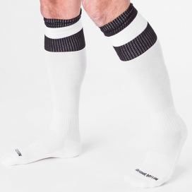 Football Socks White-Black