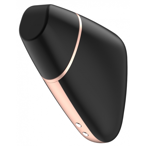 Estimulador de clítoris conectado Love Triangle Satisfyer Negro