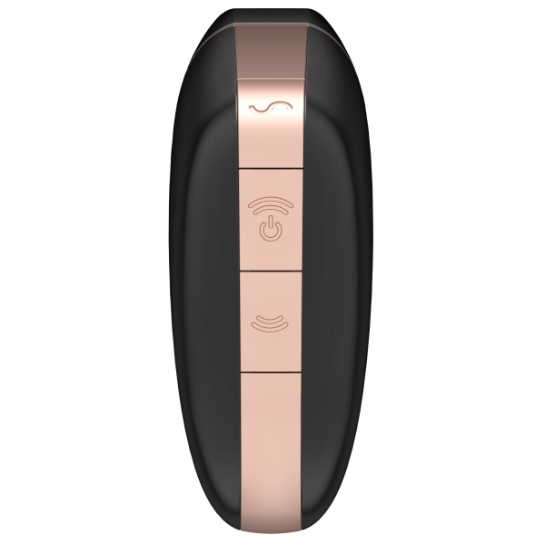 Love Triangle Satisfyer Connected Clitoral Stimulator Black