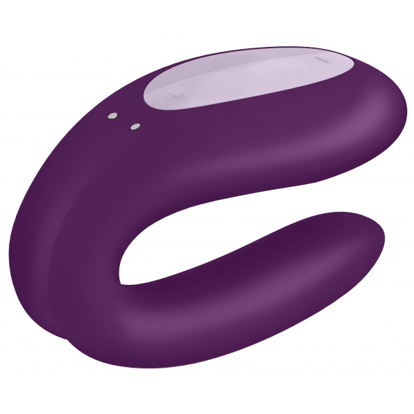 Estimulador de Dupla Alegria Conectado Púrpura