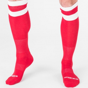 Barcode Berlin Football Socks Red-White