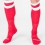 Chaussettes FOOTBALL SOCKS Rouge-Blanc