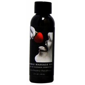 Earthly Body Essbares Massageöl Erdbeere 60ml