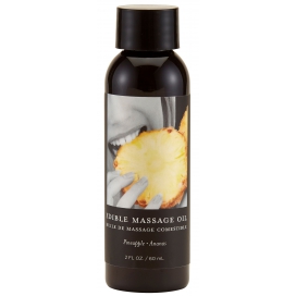 Earthly Body Pineapple Edible Massage Oil 60ml