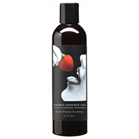 Earthly Body Olio da massaggio commestibile alla fragola 237ml