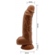 Angelo realistische dildo 15 x 4 cm Bruin