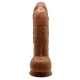 Angelo realistische dildo 15 x 4 cm Bruin