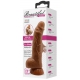 Angelo realistische dildo 15 x 4 cm Bruin