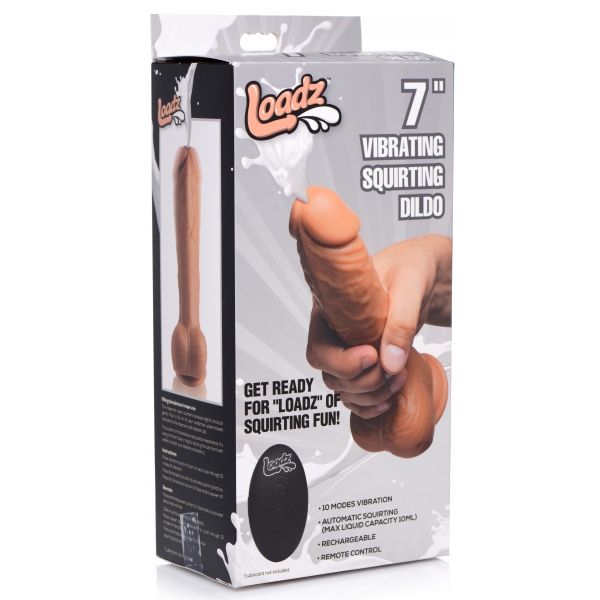 Dildo vibrador ejaculador vibratório Loadz 16 x 4,5 cm