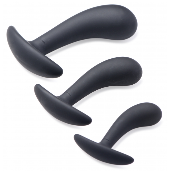 Confezione da 3 plugs Trainer in silicone Dark Delights