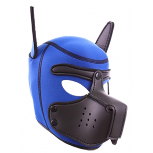 Kinky Puppy PUPPY Neopreen Kap Blauw-Zwart