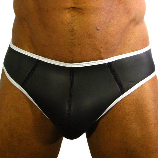 Neoprene Jockstrap Preto-branco