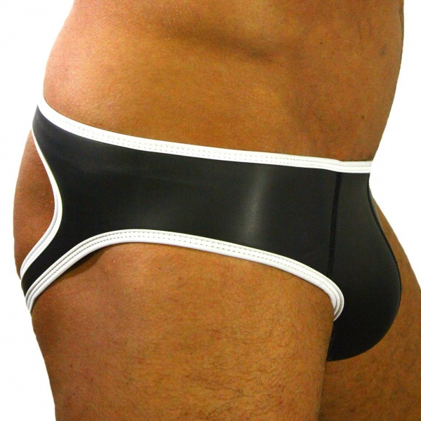 Neoprene Jockstrap Preto-branco