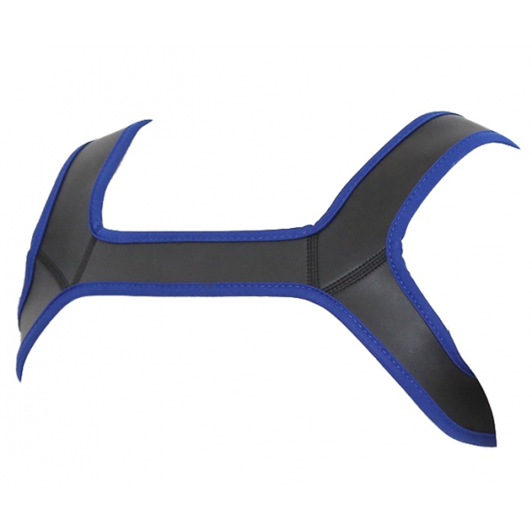 Imbracatura in neoprene nero-blu