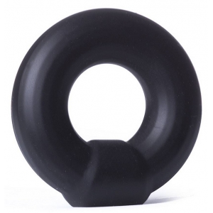 Rude Rider Silicone Cockring Knob black