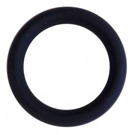 Rude Rider Silicone Cockring Thick Ring Black