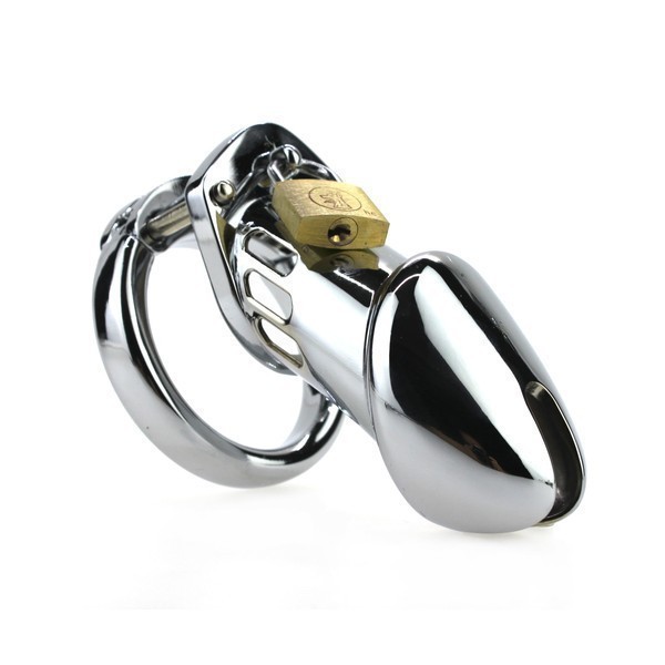 STEEL PADLOCK chastity cage 12 x 3.5cm