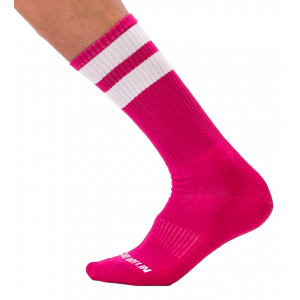 Barcode Berlin Socken Gym Socks Rosa-Weiß