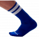 Calcetines de gimnasia azul-blanco