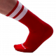 Calcetines de gimnasia rojo-blanco