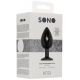 Plug anal silicone SELF MOTION 8 x 4 cm noir