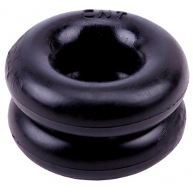 Get Lock Set van 2 zachte cockringen Donut Zwart