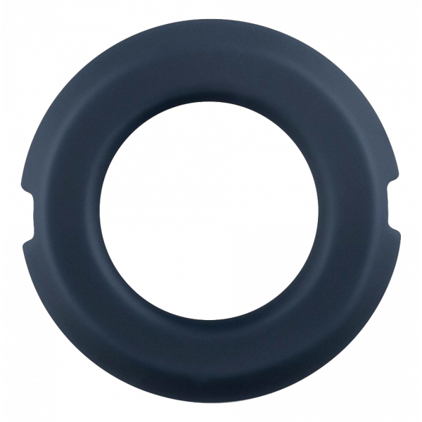 Anneau pénien Silicone CARBON STEEL Noir