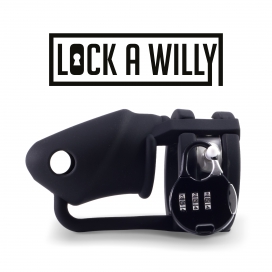 Chastity cage Lock A Willy 11 x 3cm Black