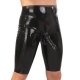 Short Cycliste en latex avec gaine de pénis